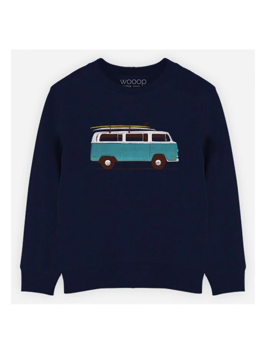 Zdjęcie produktu WOOOP Bluza "Blue van" w kolorze granatowym rozmiar: 116