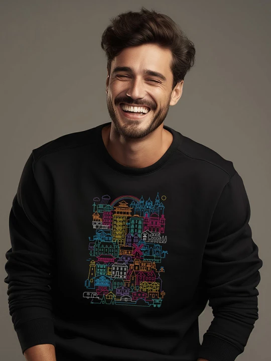 Zdjęcie produktu WOOOP Bluza "Home Sweet Home" w kolorze czarnym rozmiar: M