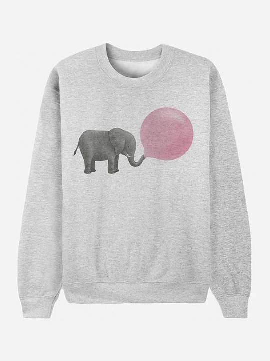Zdjęcie produktu WOOOP Bluza "Jumbo Bubble Gum" w kolorze szarym rozmiar: XXL