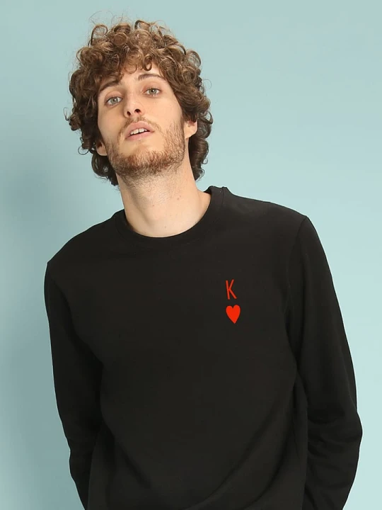 Zdjęcie produktu WOOOP Bluza "King" w kolorze czarnym rozmiar: XL