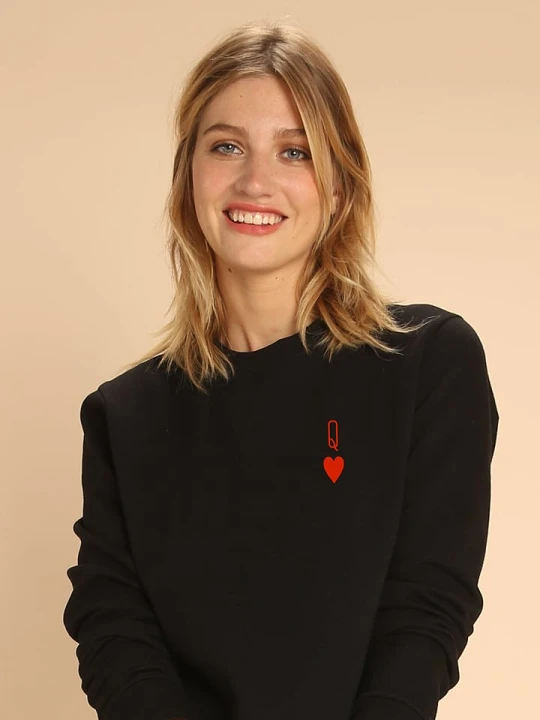 Zdjęcie produktu WOOOP Bluza "Queen" w kolorze czarnym rozmiar: XL