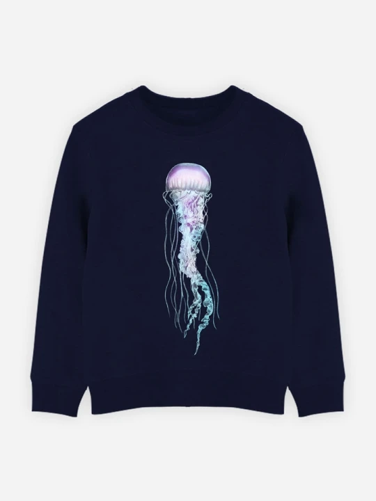 Zdjęcie produktu WOOOP Bluza "Space Jelly" w kolorze granatowym rozmiar: 140