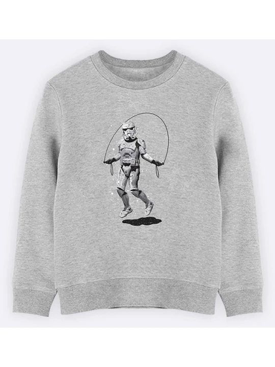 Zdjęcie produktu WOOOP Bluza "Stormtrooper skipping" w kolorze szarym rozmiar: 152
