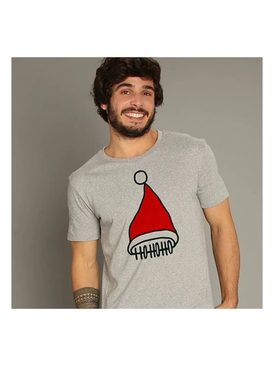 Zdjęcie produktu WOOOP Koszulka "Ho Ho Ho" w kolorze szarym rozmiar: S