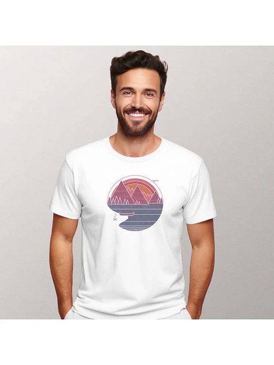 Zdjęcie produktu WOOOP Koszulka "The mountains are calling" w kolorze białym rozmiar: L