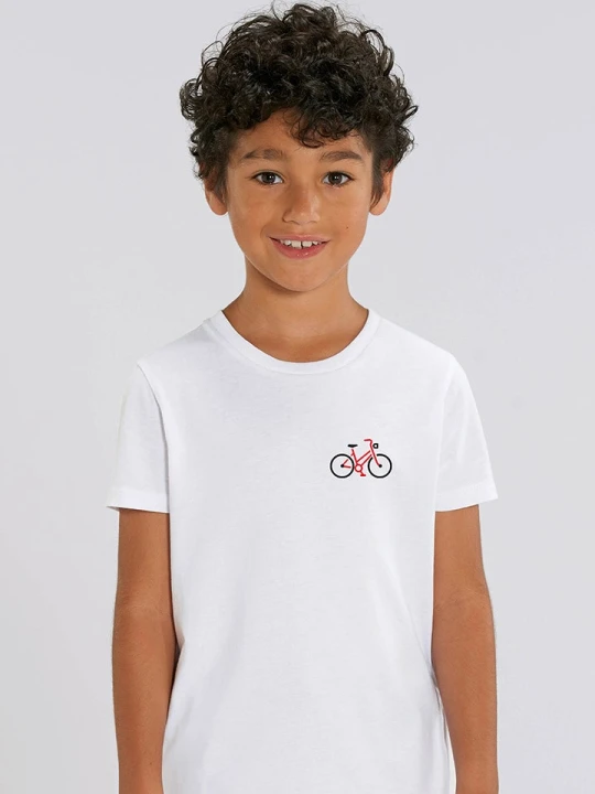 Zdjęcie produktu WOOOP Koszulka "Velo" w kolorze białym rozmiar: 116