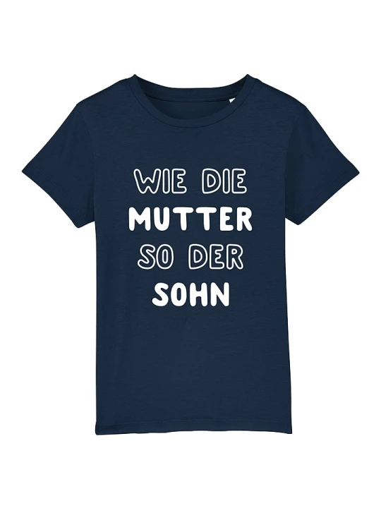 Zdjęcie produktu WOOOP Koszulka "Wie die Mutter" w kolorze granatowym rozmiar: 140