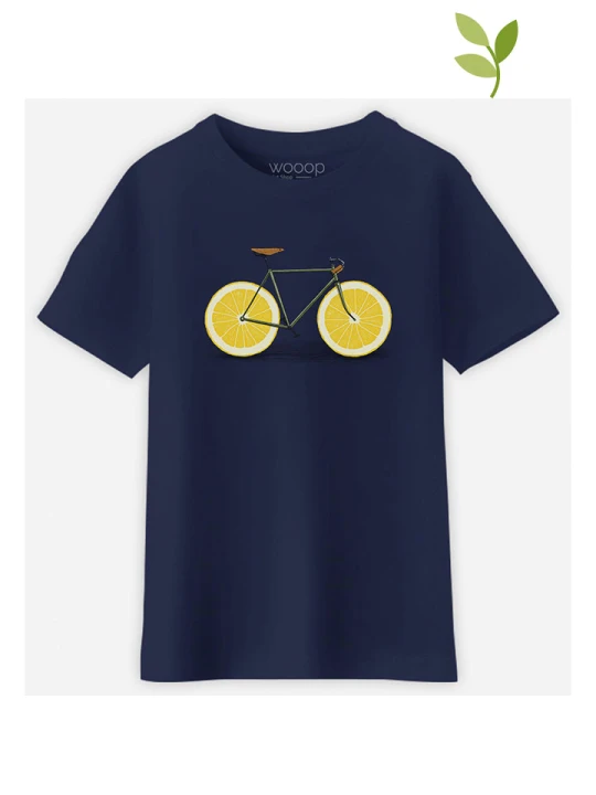 Zdjęcie produktu WOOOP Koszulka "Zest" w kolorze granatowym rozmiar: 92