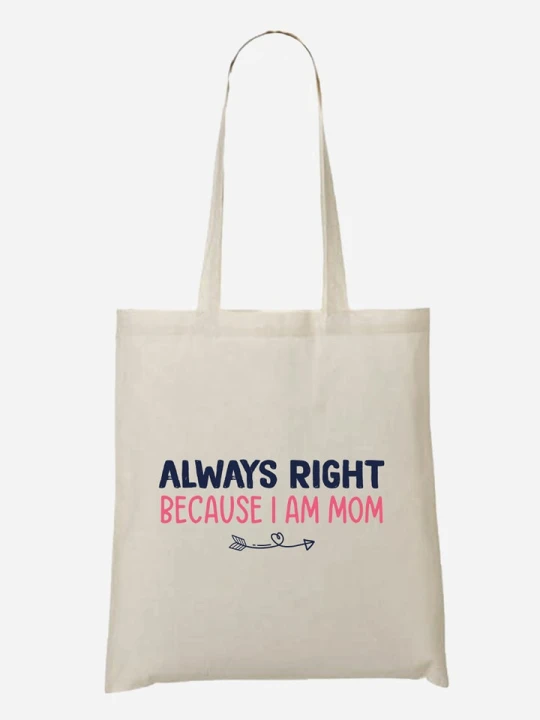 Zdjęcie produktu WOOOP Torba "Always Right" w kolorze kremowym - 36 x 43 cm rozmiar: onesize