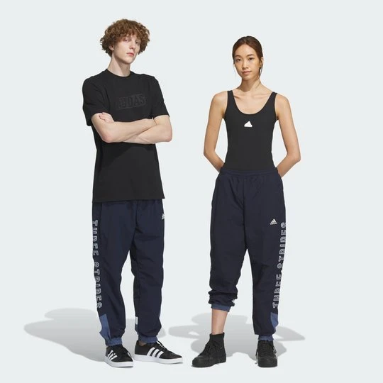 Zdjęcie produktu Wording Loose Fit Woven Cuffed Pants Adidas Legend Ink
