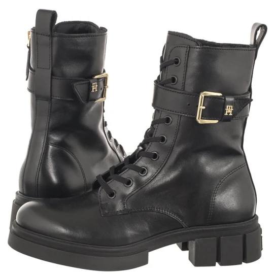 Zdjęcie produktu Workery Cool Feminine Bikerboot Black FW0FW07322 BDS (TH908-a) Tommy Hilfiger