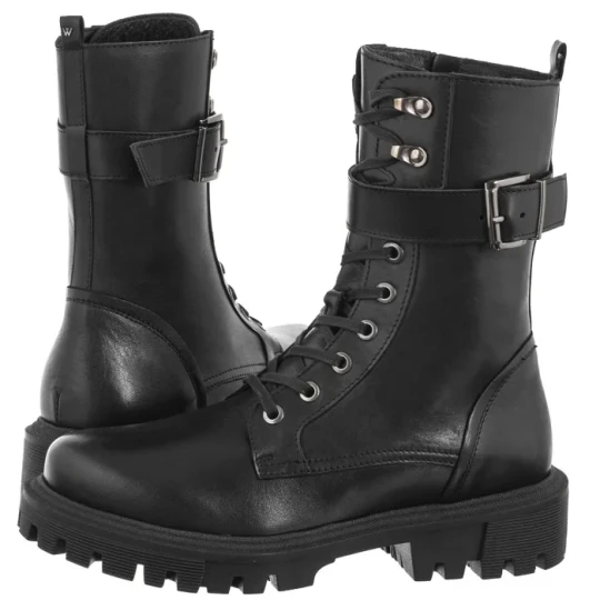 Zdjęcie produktu Workery Czarne 64126-51 (WO228-a) Wojas