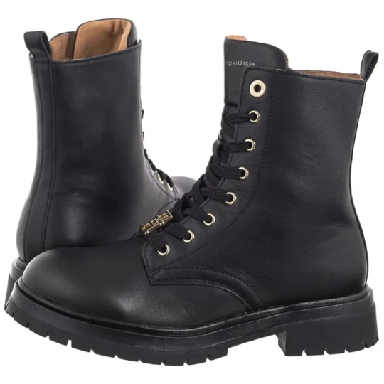 Zdjęcie produktu Workery Lace-Up Bootie Black T3A5-33568-0092999 (TH1218-a) Tommy Hilfiger