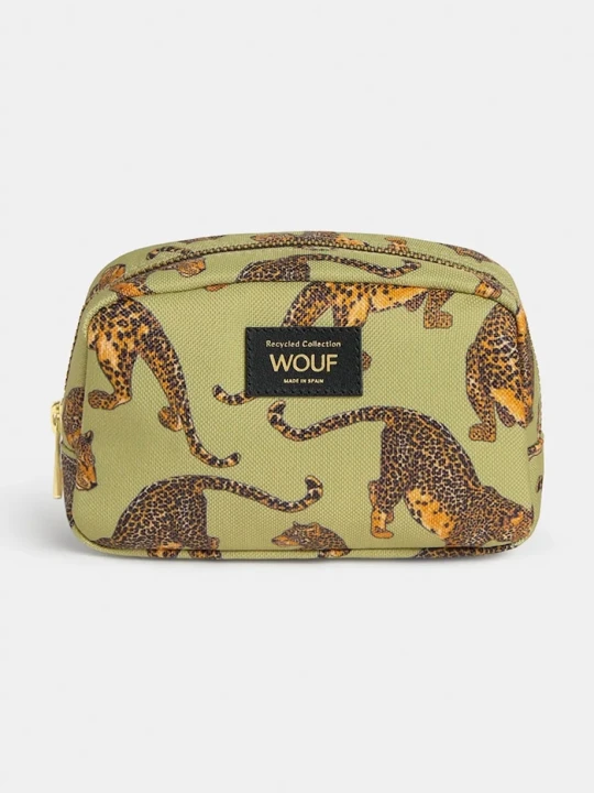 Zdjęcie produktu WOUF kosmetyczka Avo Leopard 15 x 10 x 6 cm zielony