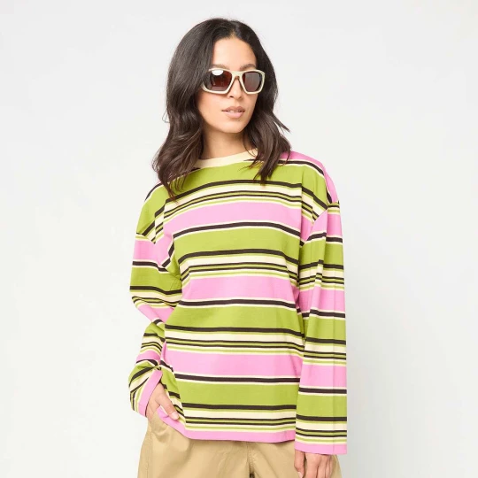 Zdjęcie produktu Woven Signature Stripe Oversized Longsleeve Karl Kani