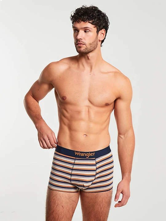 Zdjęcie produktu Wrangler 3-Pack Trunks Grey, Stripes & Navy Mix