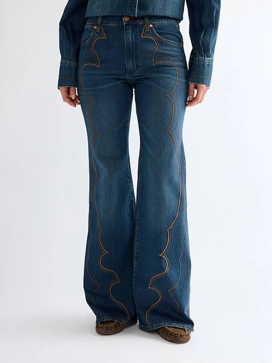 Zdjęcie produktu Wrangler 70s Western Flare Jean Saloon Shadow Size 29 x34