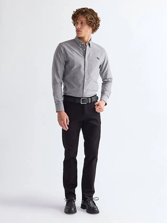 Zdjęcie produktu Wrangler Basic Metal Loop Leather Belt Black