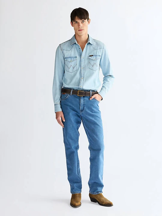 Zdjęcie produktu Wrangler Basic Metal Loop Leather Belt Brown