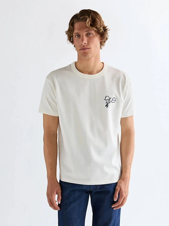Zdjęcie produktu Wrangler Blue Bell Rodeo Ben Relaxed Tee Worn White