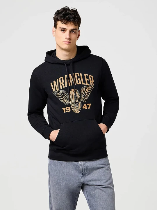 Zdjęcie produktu Wrangler Bluza "Americana" w kolorze granatowym rozmiar: M