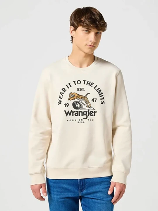 Zdjęcie produktu Wrangler Bluza w kolorze kremowym rozmiar: M