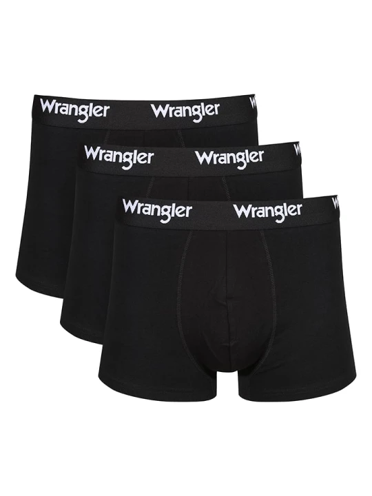 Zdjęcie produktu Wrangler Bokserki (3 pary) "Masson" w kolorze czarnym rozmiar: L