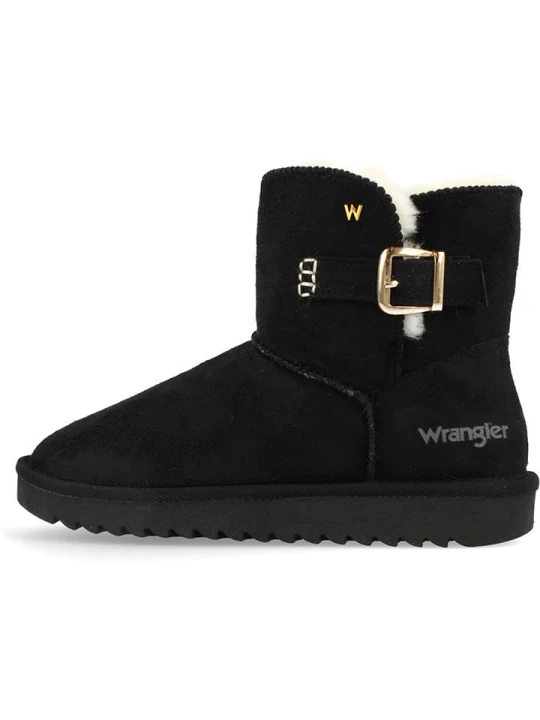 Zdjęcie produktu Wrangler Botki zimowe "Elsa" w kolorze czarnym rozmiar: 30