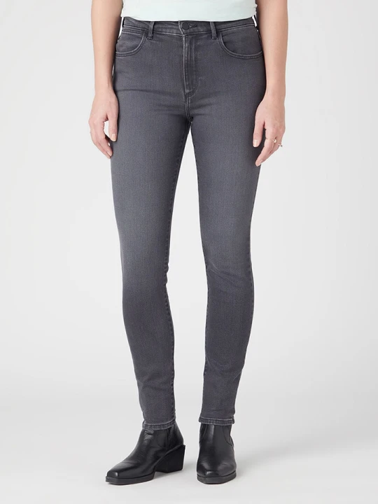 Zdjęcie produktu Wrangler Dżinsy "Ashes" - Skinny fit - w kolorze szarym rozmiar: W30/L30