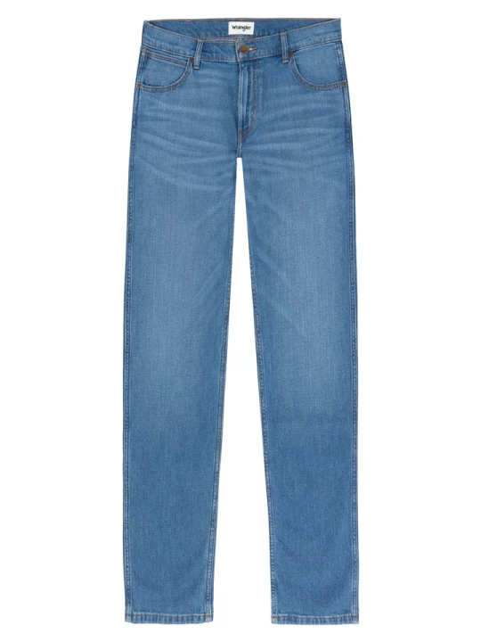 Zdjęcie produktu Wrangler Dżinsy "Greensboro Vito" - Regular fit - w kolorze niebieskim rozmiar: W32 / L34