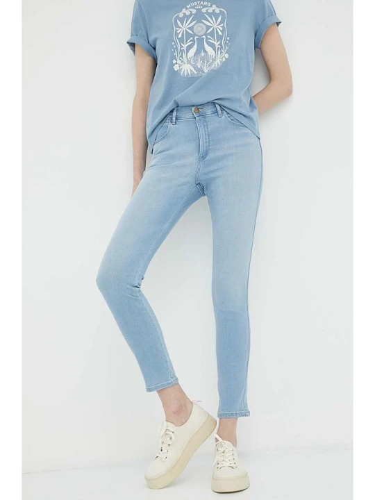 Zdjęcie produktu Wrangler Dżinsy - Skinny fit - w kolorze błękitnym rozmiar: W31/L32