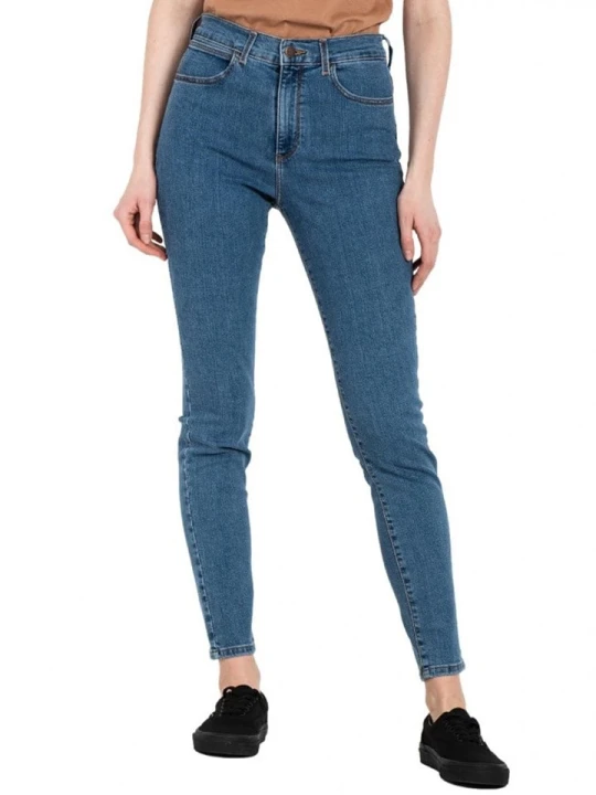 Zdjęcie produktu Wrangler Dżinsy - Skinny fit - w kolorze niebieskim rozmiar: W26 / L32