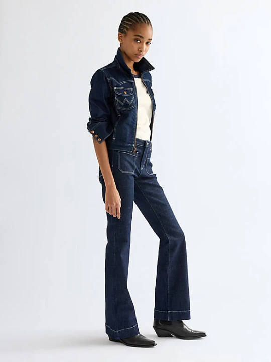 Zdjęcie produktu Wrangler Flare Jean Dark Orbit Size 32 x34