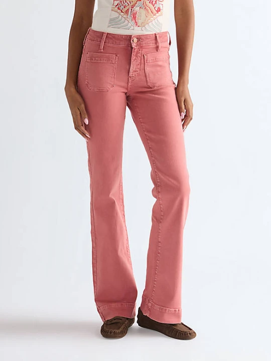 Zdjęcie produktu Wrangler Flare Jean Washed Red Size 32 x34