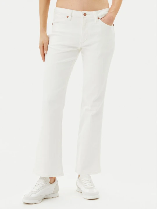 Zdjęcie produktu Wrangler Jeansy 112362665 Biały Bootcut Fit