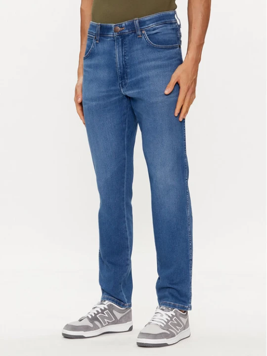 Zdjęcie produktu Wrangler Jeansy River 112352673 Niebieski Tapered Fit