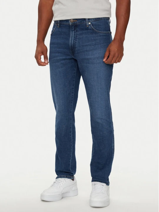 Zdjęcie produktu Wrangler Jeansy River 112356835 Niebieski Tapered Fit