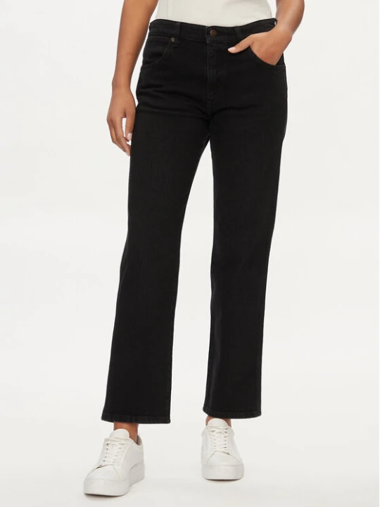 Zdjęcie produktu Wrangler Jeansy Sunset 112350727 Czarny Straight Fit