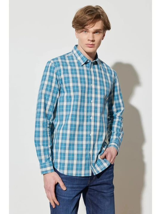 Zdjęcie produktu Wrangler Koszula - Regular fit - w kolorze błękitnym rozmiar: L