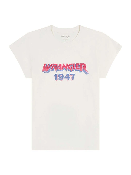 Zdjęcie produktu Wrangler Koszulka w kolorze kremowym rozmiar: M