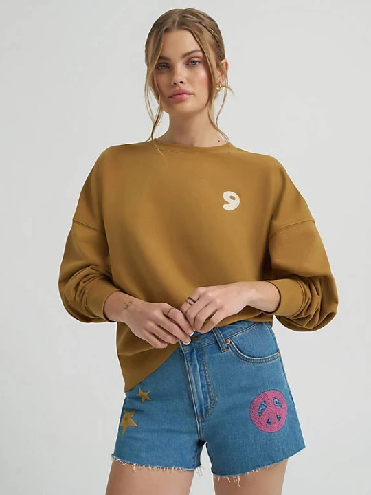 Zdjęcie produktu Wrangler Lainey Wilson x Wrangler Good Jeans Sweatshirt Brown Brown
