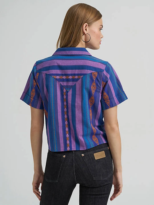 Zdjęcie produktu Wrangler Lainey Wilson x Wrangler Jacquard Shirt Blue Blue