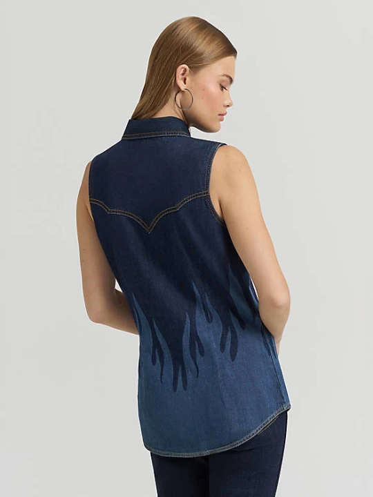 Zdjęcie produktu Wrangler Lainey Wilson x Wrangler Sleeveless Shirt Rinse