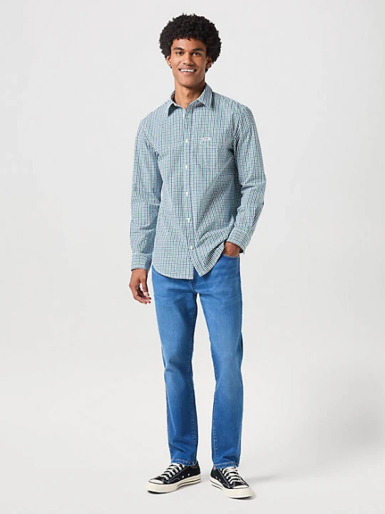 Zdjęcie produktu Wrangler Larston Medium Stretch Slim Tapered Jean Rustic Size 40 x34