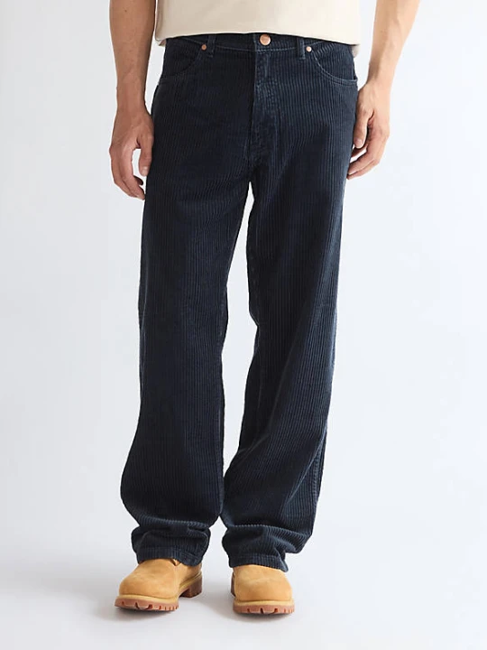 Zdjęcie produktu Wrangler Loose Straight Corduroy Trousers Sapphire Size 38 x32