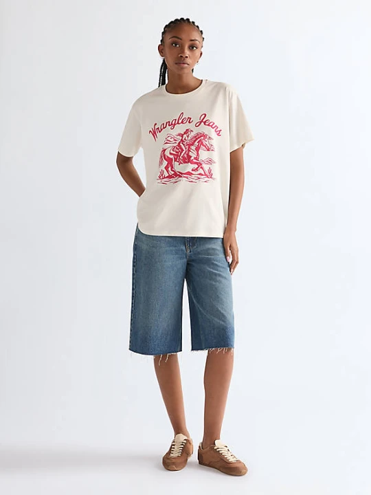 Zdjęcie produktu Wrangler Low Rise Loose Jort Stormy Dust