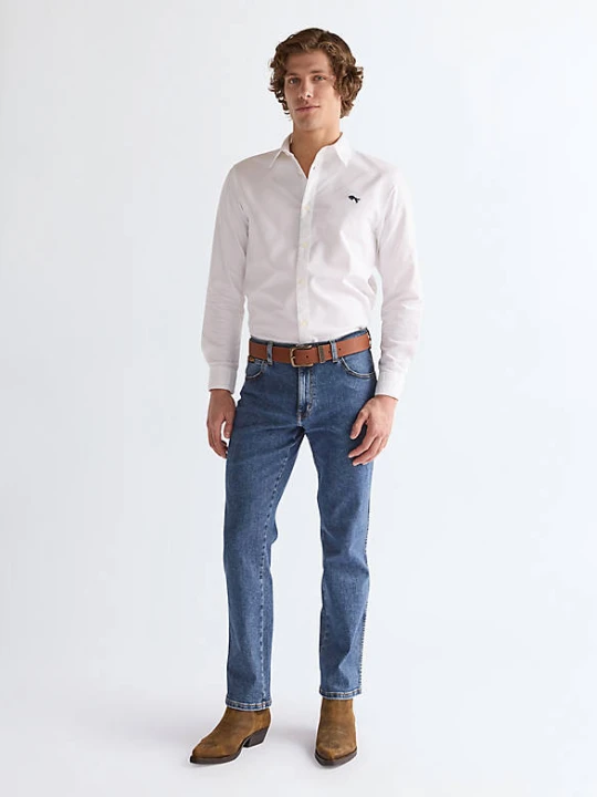 Zdjęcie produktu Wrangler Metal Loop Leather Belt Cognac