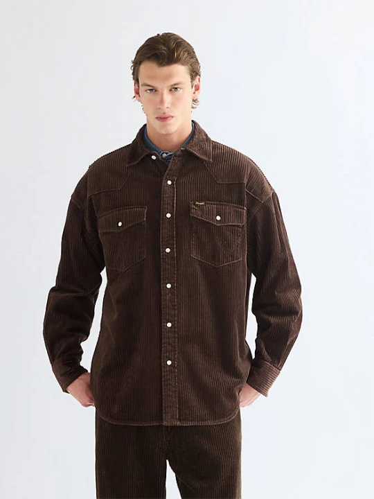 Zdjęcie produktu Wrangler Oversized Western Shirt Coffee