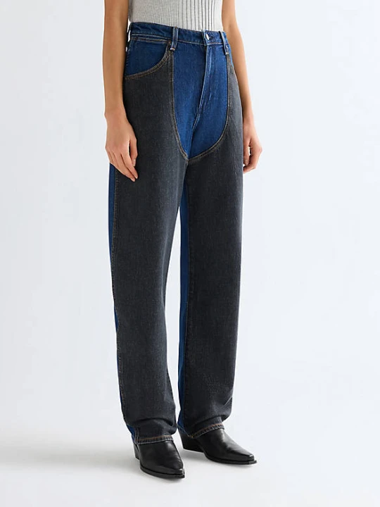 Zdjęcie produktu Wrangler Patched Chap Barrel Jean Shadow Stitch Size 32 x32