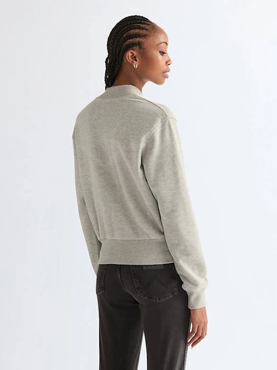 Zdjęcie produktu Wrangler Regular Aviator Sweatshirt Mid Grey